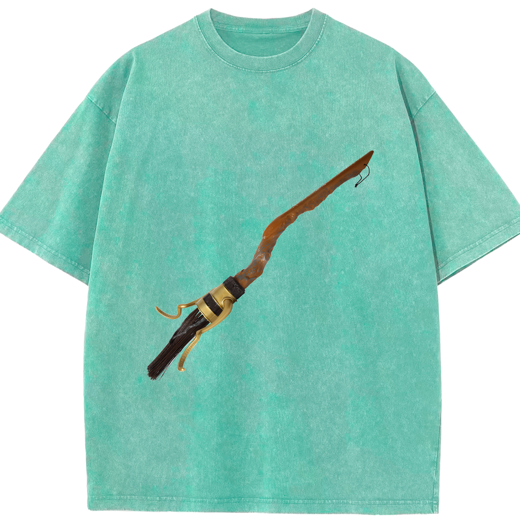（画像用） Harry Potter ハリー・ポッターシリーズ 綿100% ヴィンテージ風 半袖Tシャツ（フロントプリント）